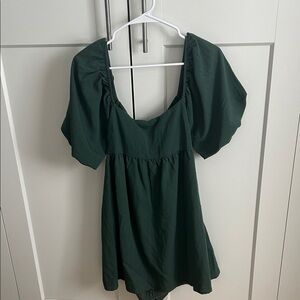 Francesca's Collections Dark Green Dress